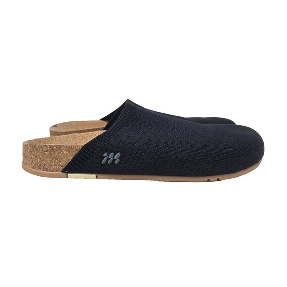 MESSAGE Henning Mules Clogs Black Minimalist Recovery Cork Vegan EU 39 US 8, 8.5 - Picture 3 of 12
